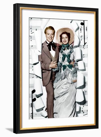 MAYTIME, from left: Nelson Eddy, Jeanette MacDonald, 1937-null-Framed Photo