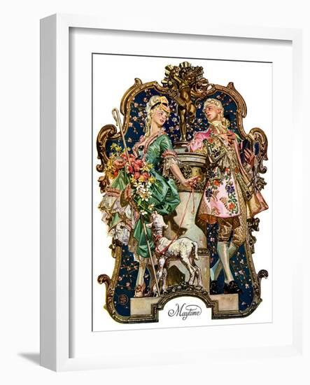 "Maytime,"May 7, 1927-Joseph Christian Leyendecker-Framed Giclee Print