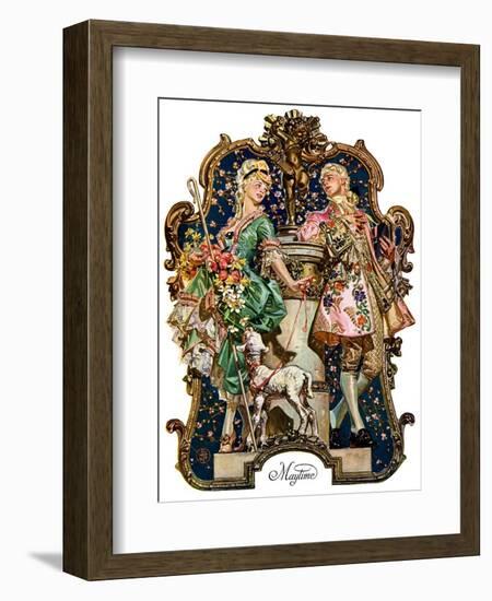 "Maytime,"May 7, 1927-Joseph Christian Leyendecker-Framed Giclee Print