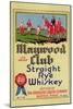 Maywood Club Straight Rye Whiskey-null-Mounted Art Print