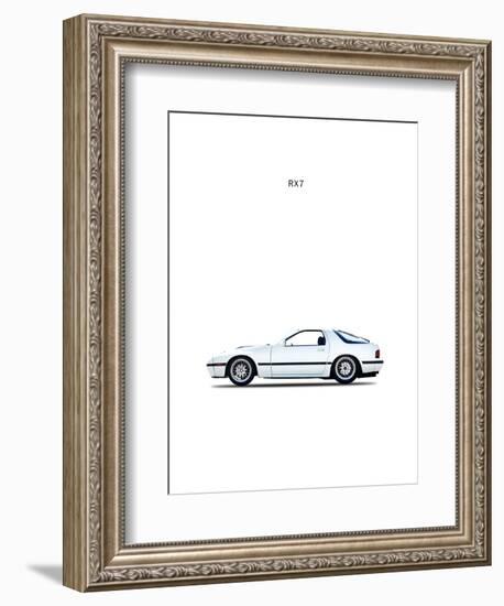 Mazda RX7 1988-Mark Rogan-Framed Art Print