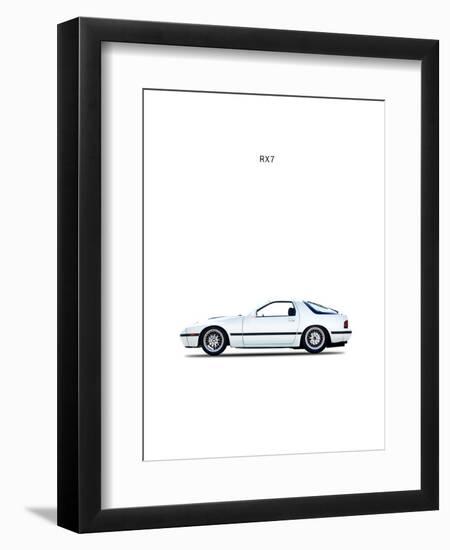 Mazda RX7 1988-Mark Rogan-Framed Art Print