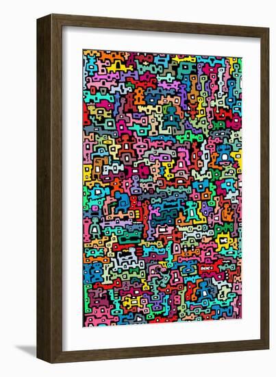 Maze 3-Miguel Balbás-Framed Giclee Print
