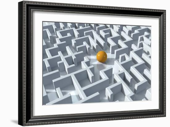 Maze, Artwork-David Mack-Framed Photographic Print