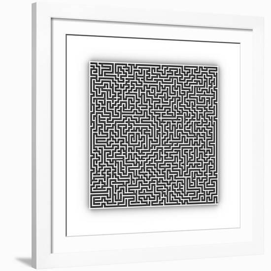 Maze, Computer Artwork-PASIEKA-Framed Photographic Print