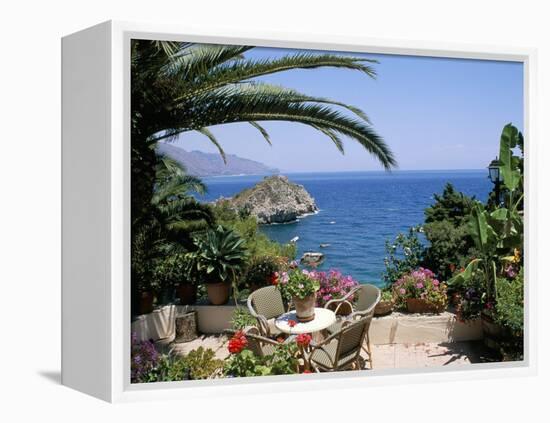 Mazzaro Beach, Taormina, Island of Sicily, Italy, Mediterranean-J Lightfoot-Framed Premier Image Canvas