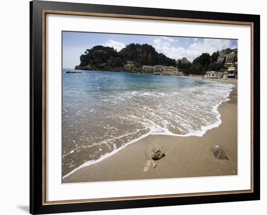 Mazzaro Beach, Taormina, Sicily, Italy, Mediterranean, Europe-Martin Child-Framed Photographic Print