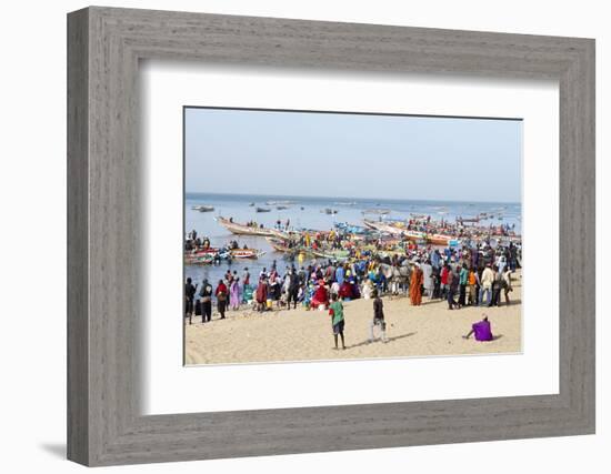 Mbour Fishing Harbour on the Petite Cote (Small Coast), Senegal, West Africa, Africa-Bruno Morandi-Framed Photographic Print