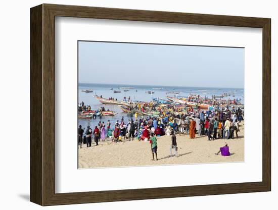 Mbour Fishing Harbour on the Petite Cote (Small Coast), Senegal, West Africa, Africa-Bruno Morandi-Framed Photographic Print