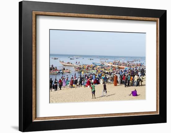 Mbour Fishing Harbour on the Petite Cote (Small Coast), Senegal, West Africa, Africa-Bruno Morandi-Framed Photographic Print