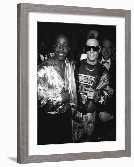 Mc Hammer and Vanilla Ice Attending the Grammy Awards-null-Framed Premium Photographic Print