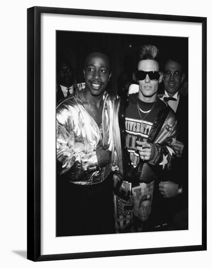 Mc Hammer and Vanilla Ice Attending the Grammy Awards-null-Framed Premium Photographic Print