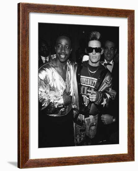 Mc Hammer and Vanilla Ice Attending the Grammy Awards-null-Framed Premium Photographic Print