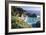 Mc Way Creek Falls, Big Sur, California-George Oze-Framed Photographic Print