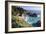 Mc Way Creek Falls, Big Sur, California-George Oze-Framed Photographic Print