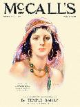 1915 McCall's Magazine-Stylish Woman At The Front Door-McCalls-Art Print