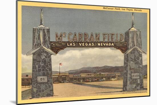 McCarran Field, Las Vegas, Nevada-null-Mounted Art Print