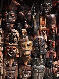 Various African Masks on Sale at Aswan Souq, Aswan, Egypt, North Africa, Africa-Mcconnell Andrew-Photographic Print