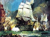 Hms Victory at the Battle of Trafalgar-McConnell-Giclee Print