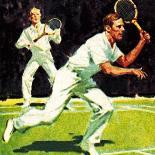 King George Vi Played in the Men's Doubles at Wimbledon in 1926-McConnell-Giclee Print