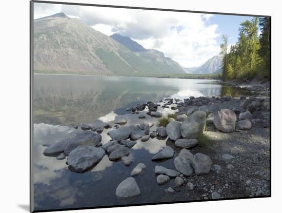 Mcdonald Lake, Glacier National Park, Montana, USA-Ethel Davies-Mounted Photographic Print