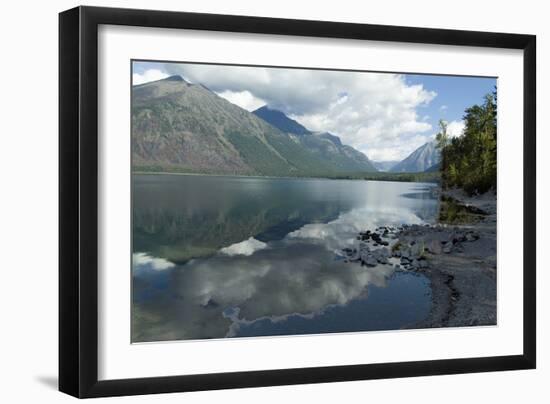 Mcdonald Lake, Glacier National Park, Montana, Usa-Natalie Tepper-Framed Photo