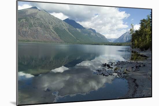 Mcdonald Lake, Glacier National Park, Montana, Usa-Natalie Tepper-Mounted Photo