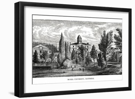 Mcgill University, Montreal, Canada, 19th Century-null-Framed Giclee Print