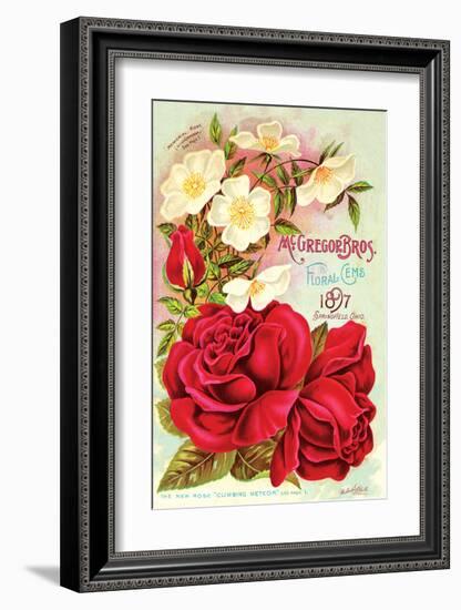 Mcgregor Bros. Floral Gems-null-Framed Art Print