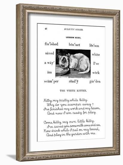 McGuffey's Reader, 1879-null-Framed Giclee Print