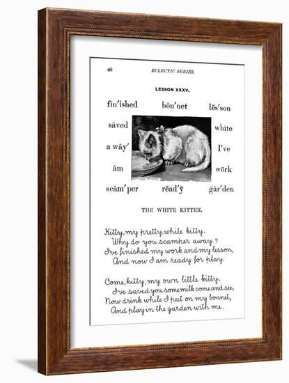 McGuffey's Reader, 1879-null-Framed Giclee Print