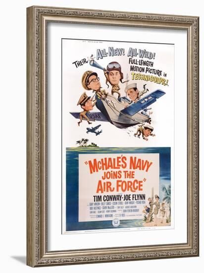 Mchale's Navy Joins the Air Force, 1965-null-Framed Premium Giclee Print