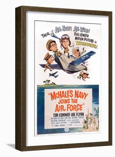 Mchale's Navy Joins the Air Force, 1965-null-Framed Premium Giclee Print