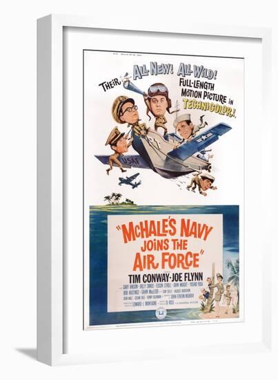 Mchale's Navy Joins the Air Force, 1965-null-Framed Premium Giclee Print