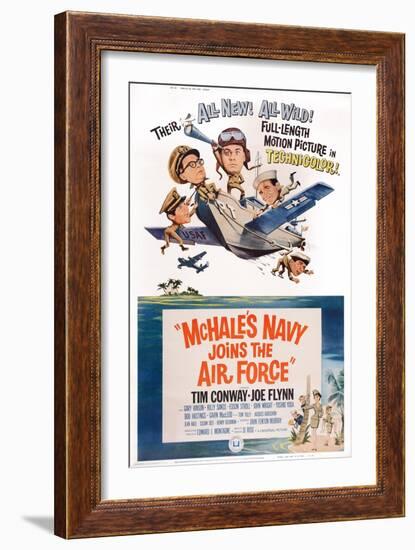 Mchale's Navy Joins the Air Force, 1965-null-Framed Art Print