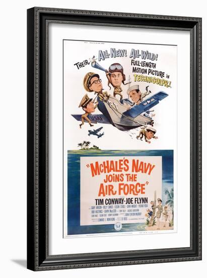 Mchale's Navy Joins the Air Force, 1965-null-Framed Art Print