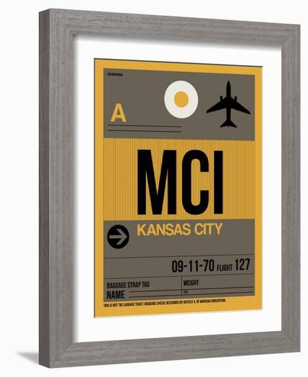 MCI Kansas City Luggage Tag 1-NaxArt-Framed Art Print