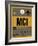 MCI Kansas City Luggage Tag 1-NaxArt-Framed Art Print