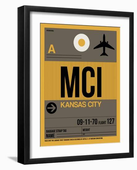 MCI Kansas City Luggage Tag 1-NaxArt-Framed Art Print