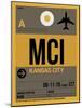 MCI Kansas City Luggage Tag 1-NaxArt-Mounted Art Print