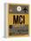 MCI Kansas City Luggage Tag 1-NaxArt-Framed Stretched Canvas