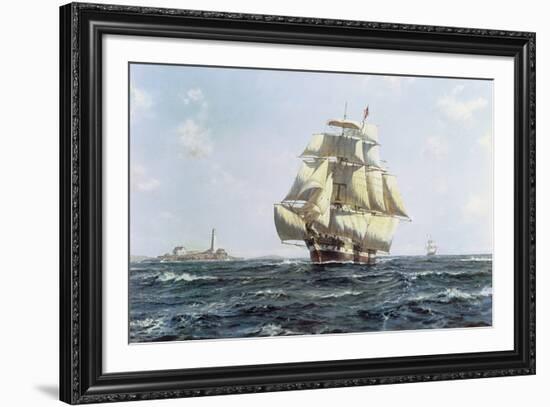 McKay Clipper 'Anglo-American'-Roy Cross-Framed Giclee Print