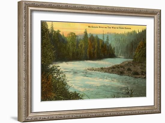 McKenzie River, Oregon-null-Framed Art Print