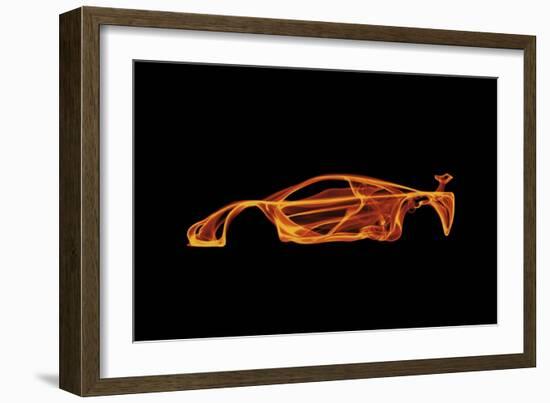 McLaren F1 LM-Octavian Mielu-Framed Art Print