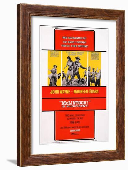 Mclintock!, 1963-null-Framed Premium Giclee Print