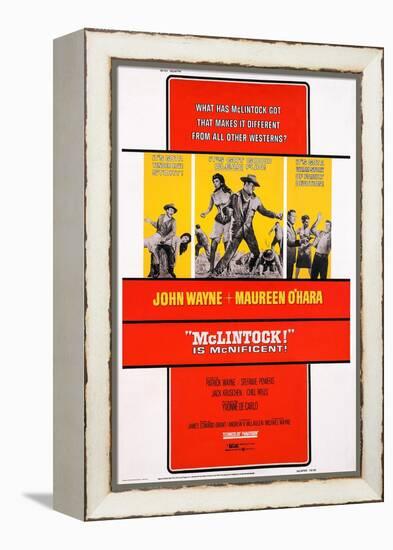 Mclintock!, 1963-null-Framed Stretched Canvas