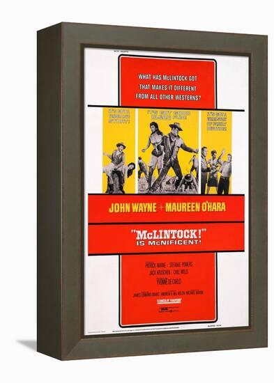 Mclintock!, 1963-null-Framed Stretched Canvas