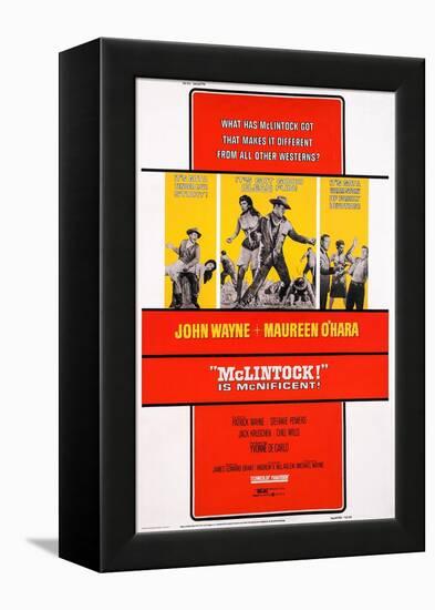Mclintock!, 1963-null-Framed Stretched Canvas
