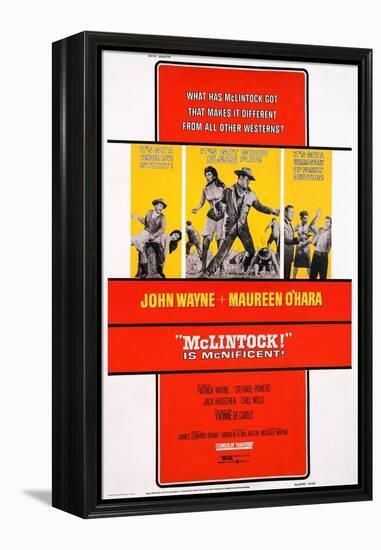 Mclintock!, 1963-null-Framed Stretched Canvas