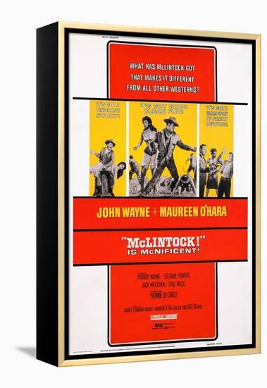 Mclintock!, 1963-null-Framed Stretched Canvas